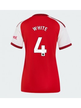 Arsenal Ben White #4 Heimtrikot für Frauen 2026-27 Kurzarm Arsenal Ben White #4 Heimtrikot für Frauen 2026-27 Kurzarm